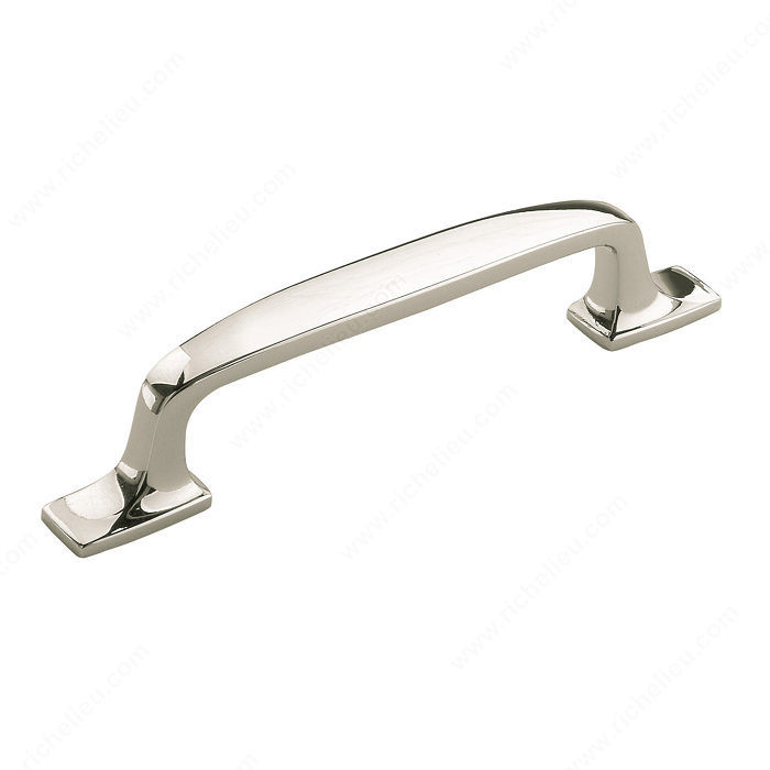 Transitional Zinc Pull - 55317, Finish Polished Nickel