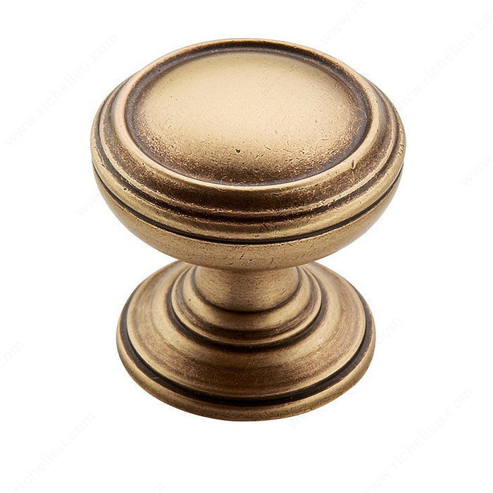 Traditional Zinc Knob - 55342, Finish Gilded Bronze PRO-PACK 2