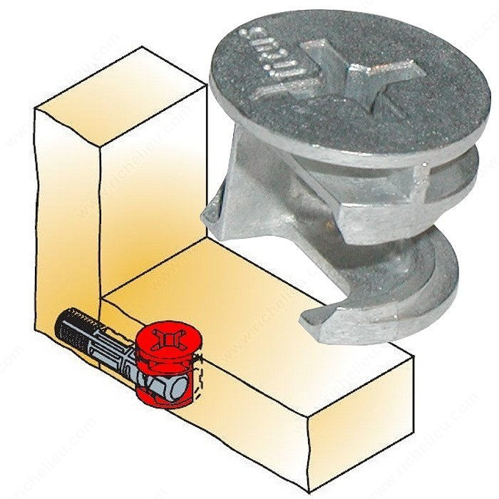?15 mm Cam Cam2000, Drive Type Multiple, Panel Thickness 23 mm, Drilling Depth 16 mm, Quantities per case available 1000 units