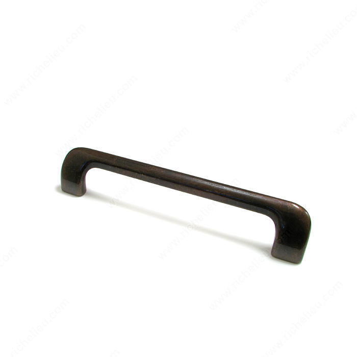 Transitional Brass Pull - 5701, Finish Shiny Spotted Bronze
