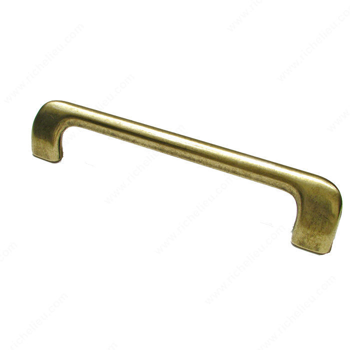 Transitional Brass Pull - 5701, Finish Floral Brass