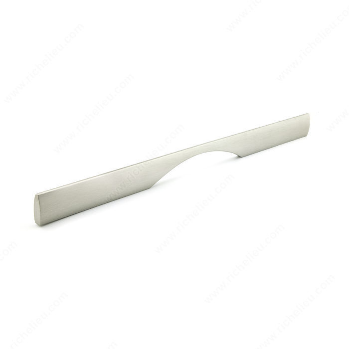 Contemporary Metal Pull - 5873, Center to Center 640 mm, Finish Brushed Nickel, Length - Overall Dimensions 800 mm