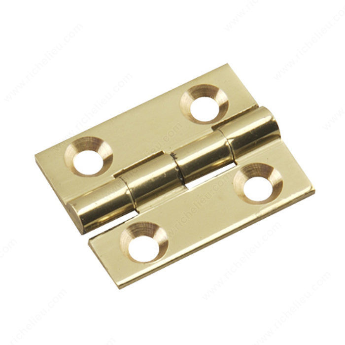Narrow Butt Hinge, Height 1 in, Width 3/4 in, Safe Working Load 2 lb