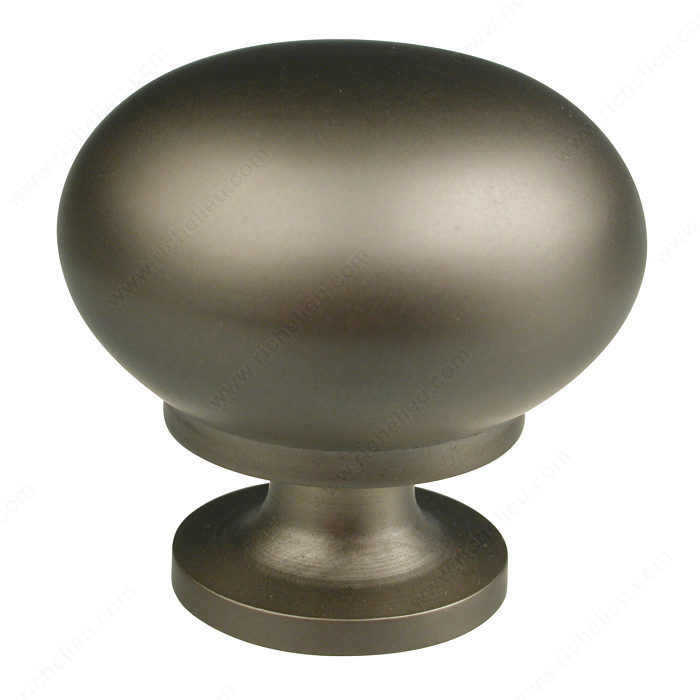 Contemporary Metal Knob - 5923, Finish Matte Nickel, Screw/Nail 8/32 (Not Included) PRO-PACK 5