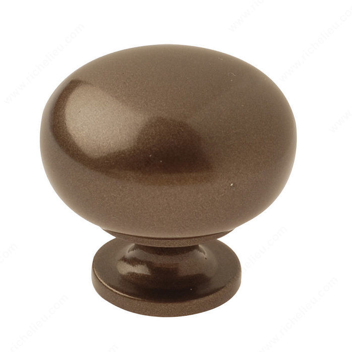 Contemporary Metal Knob - 5923, Finish Oil-Rubbed Bronze, Screw/Nail 8/32 (Not Included) PRO-PACK 5