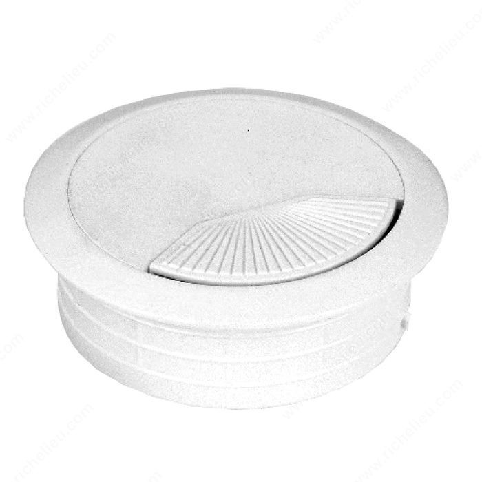 Round Cable Grommet, Bore Hole 60 mm, Finish Grey, Diameter - Overall Dimensions 72 mm PRO-PACK 3