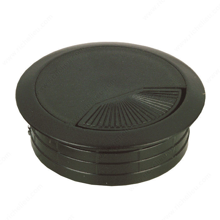 Round Cable Grommet, Bore Hole 60 mm, Finish Black, Diameter - Overall Dimensions 72 mm PRO-PACK 2