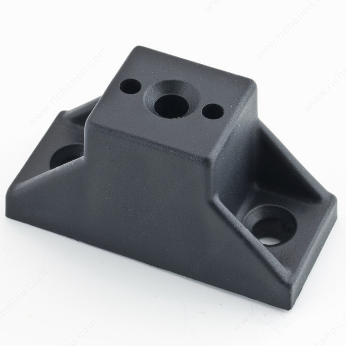 Side Spacer - 25mm, Finish Black, Screw/Nail Not Included PRO-PACK 10