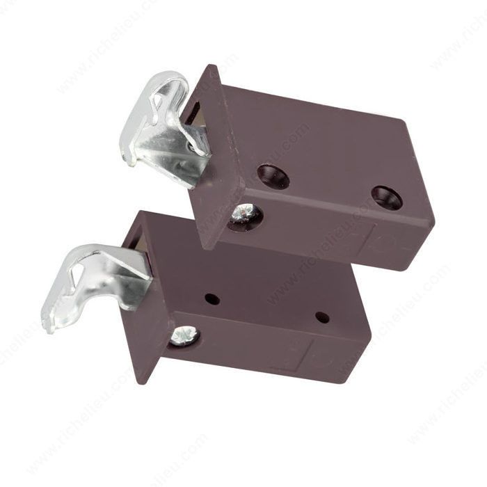 Screw-Mount Support Fitting, Sold in pair (left+right), Finish Brown PRO-PACK 5