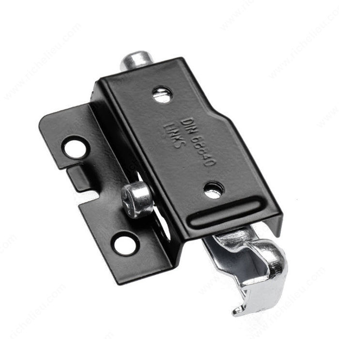 Metal Hanging Bracket, Position Right, Finish Black PRO-PACK 5