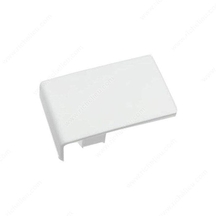 Cover Cap for 60291, Position Left, Finish White PRO-PACK 25