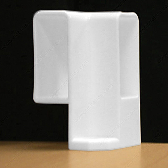 Corner Post, Finish White, Corner Side Left PRO-PACK 10