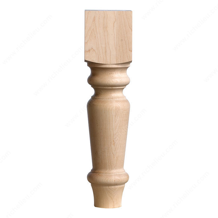 #6056 Table Leg, Height - Overall Dimensions 15 1/4 in, Width 3 1/2 in
