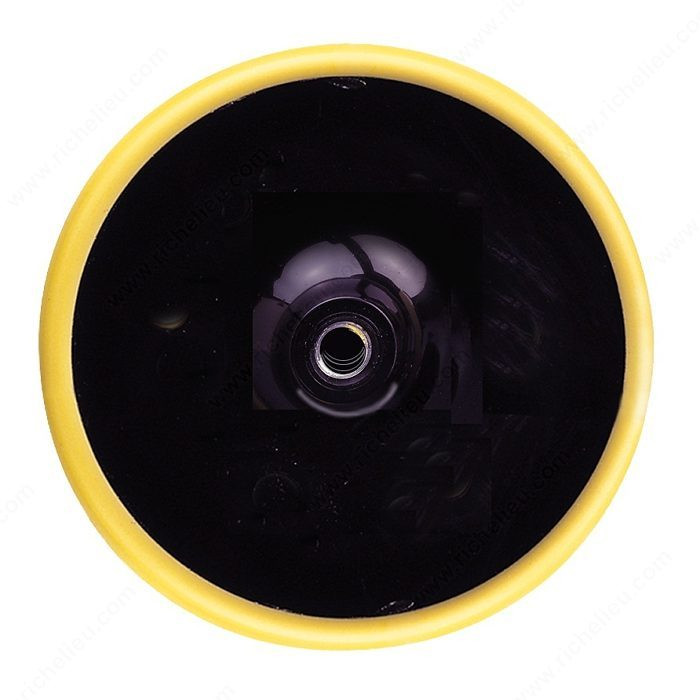 Sanding Disc Pad, Vacuum Without Ventilation Holes, Diameter 6 in, Backing Grip-On