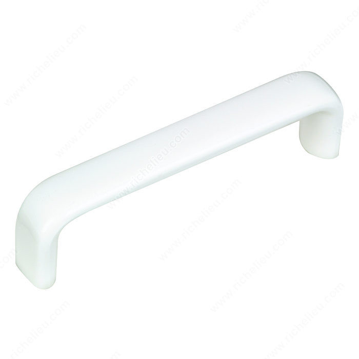 Functional Plastic Pull - 6110, Finish White, Screw/Nail #6 (Not Included) PRO-PACK 5