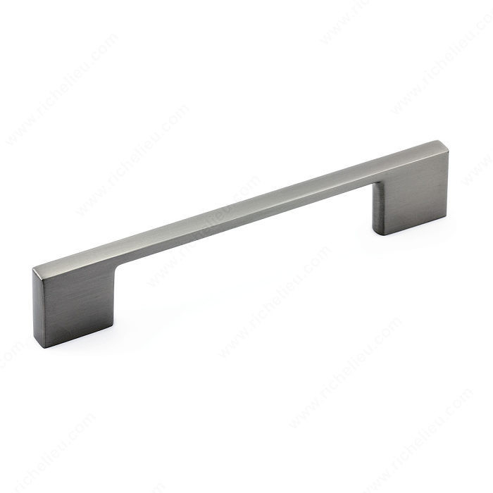 Contemporary Metal Pull - 6132, Finish Brushed Nickel PRO-PACK 2