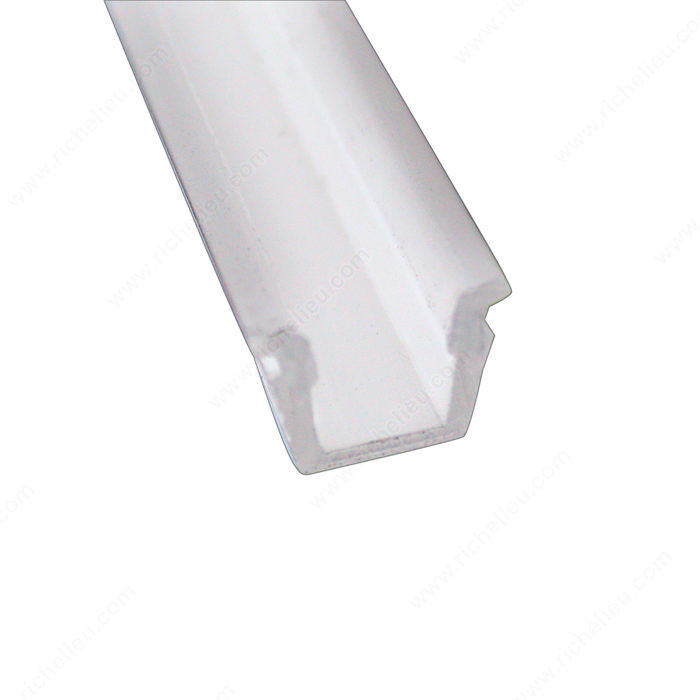 Top Rail for Recessed Installation, Finish White