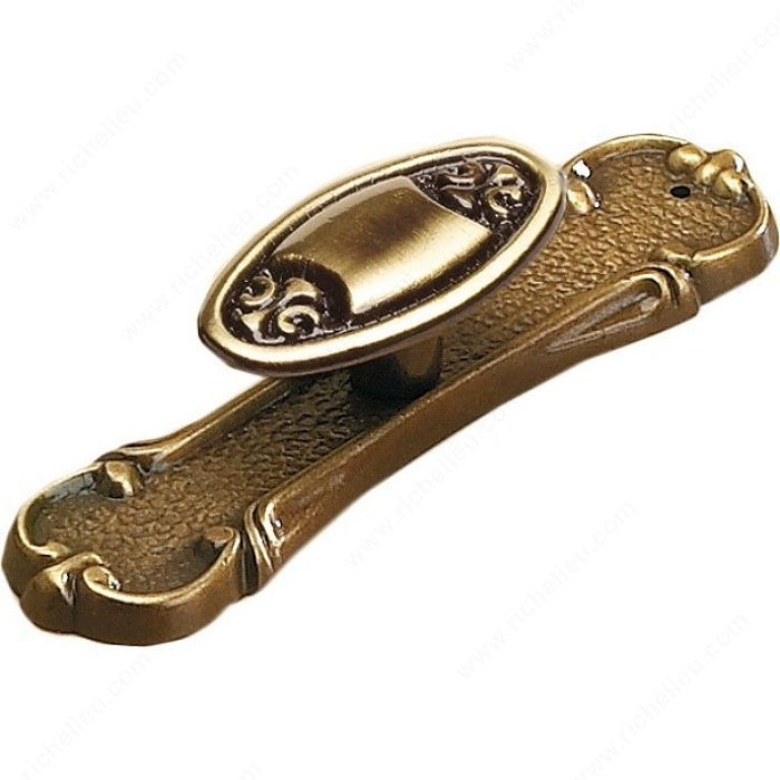Traditional Metal Knob - 6161, Finish Satin Bronze