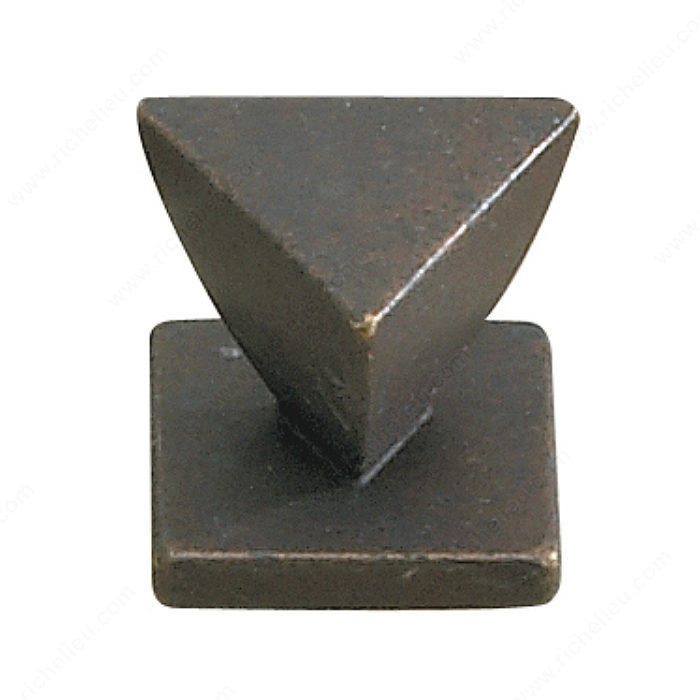 Traditional Metal Knob - 6163, Finish Spotted Bronze