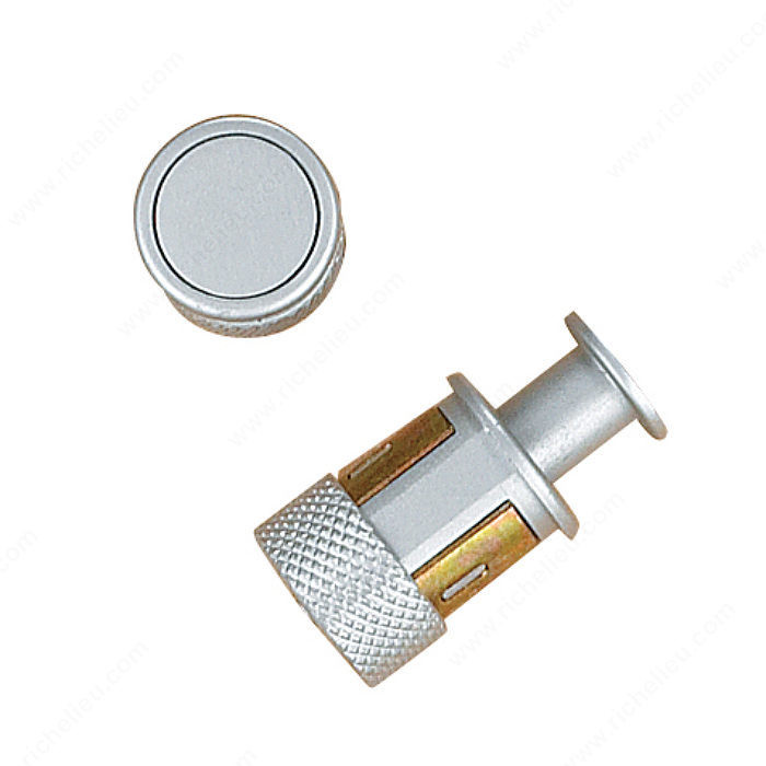 Contemporary Metal Recessed Knob - 6164,