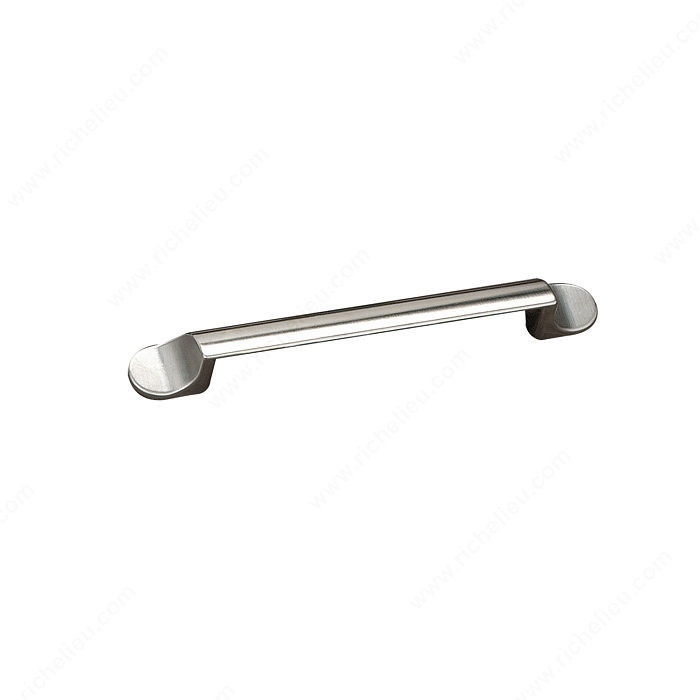 Contemporary Metal Pull - 6167, Center to Center 128 mm, Length - Overall Dimensions 176 mm