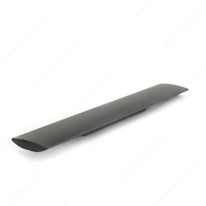 Contemporary Metal Pull - 6185, Finish Matte Black, Length - Overall Dimensions 320 mm