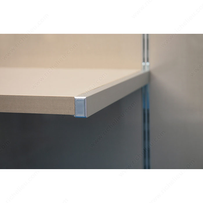 Undermount Vertical Double-Insert Shelf Support, Position Right Side, Specialty Without hangrail