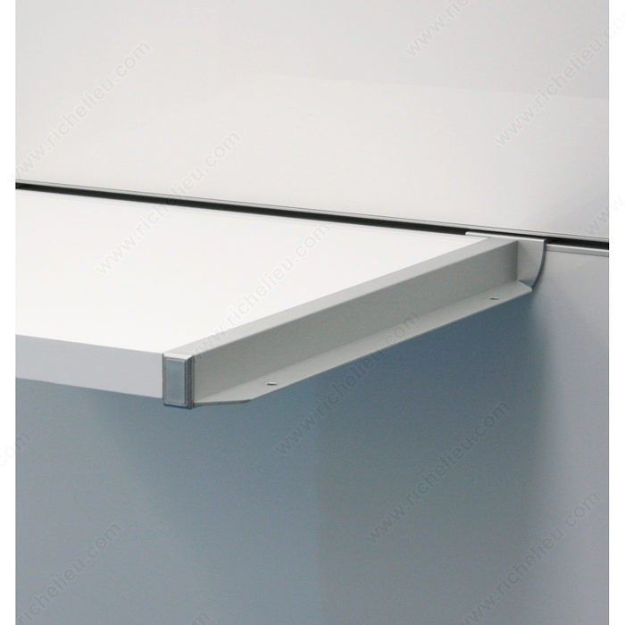 Undermount Horizontal Shelf Support, Position Central, Specialty Without hangrail