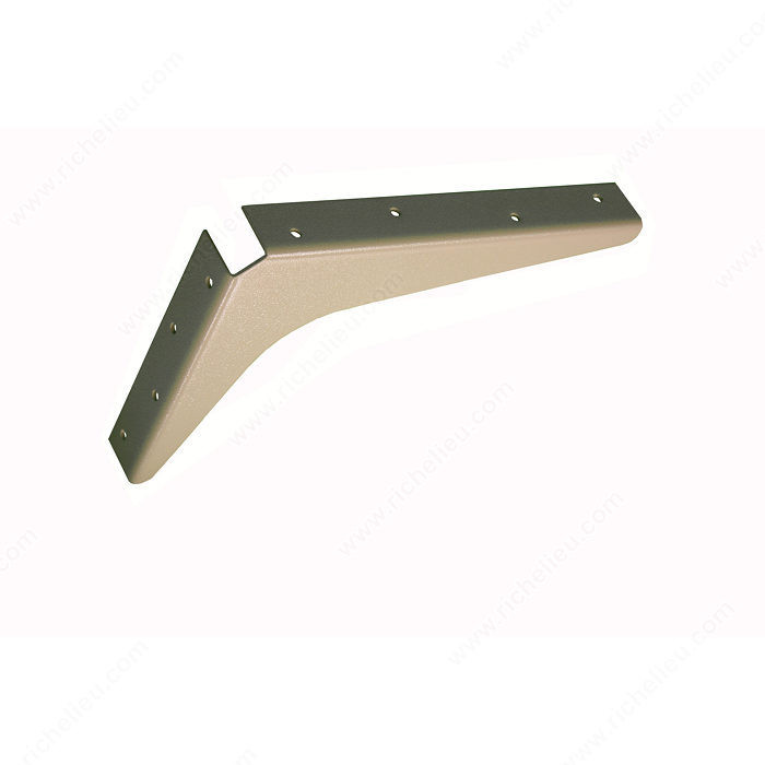 Workstation Heavy-Duty Brackets, Projection - Overall Dimensions 24 in, Height - Overall Dimensions 24 in, Color/Finish Almond