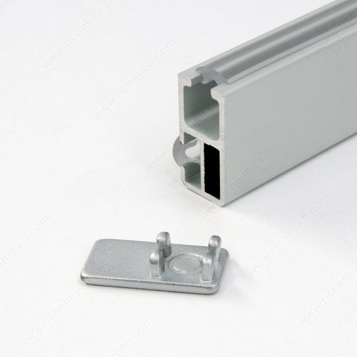 End Cap for Rectangular Hangrail Rod,