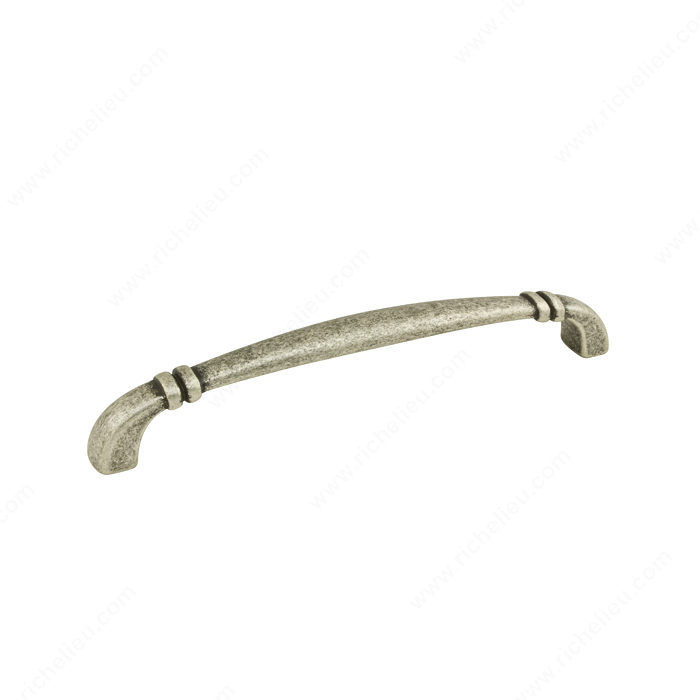 Transitional Metal Pull - 6301, Center to Center 160 mm, Finish Faux Iron