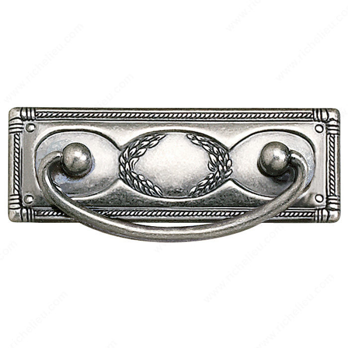 Traditional Brass Pull - 6323, Finish Faux Iron, Projection - Overall Dimensions 38 mm, Length - Overall Dimensions 108 mm