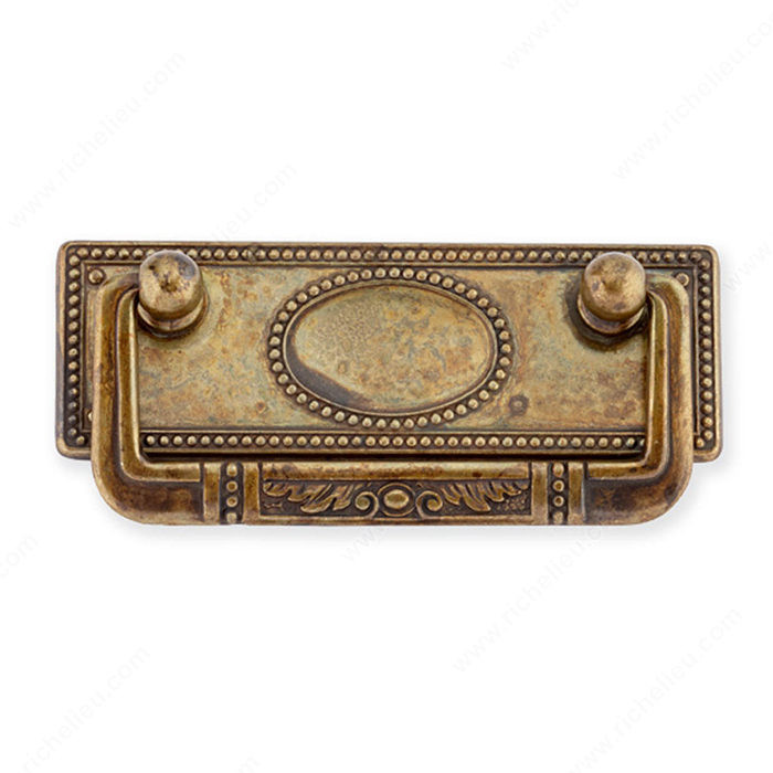 Traditional Metal Pull - 6332, Finish Oxidized Brass