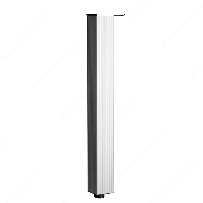 700 mm (27-1/2'') - Triangular Design Table Leg - 633, 10 mm (3/8'') adjustment,
