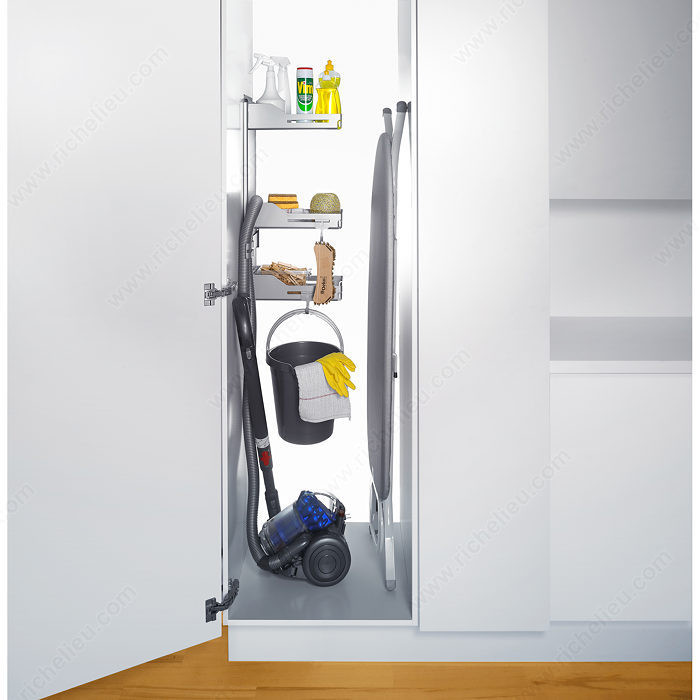 Sesam Storage System for Broom Closet,