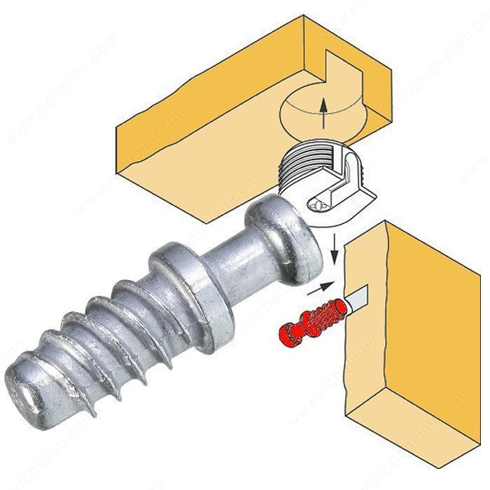 Screw-in Dowel, Drilling Length for Dowel Thread 9 mm