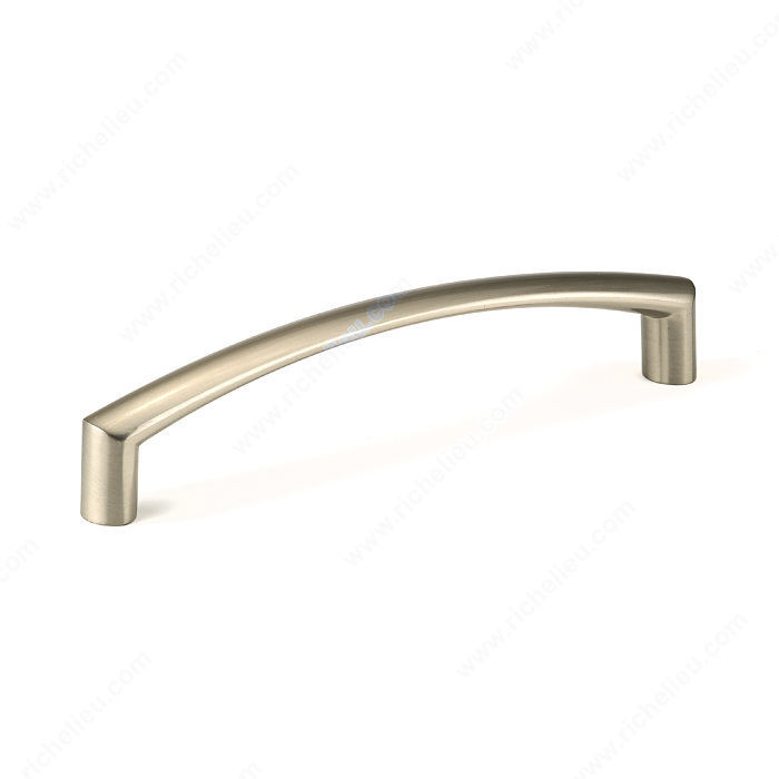 Contemporary Metal Pull - 6500, Finish Brushed Nickel, Screw/Nail 8/32 (Not Included) PRO-PACK 2