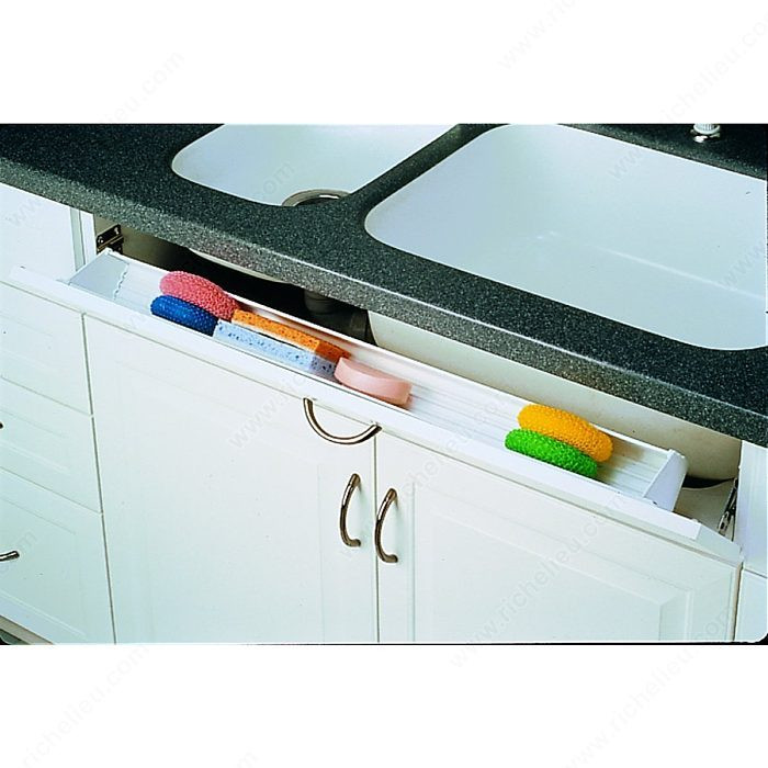 Sets of Extruded Trays with Soft-Close, Depth 2 7/16 in, Depth 2 7/16 in, Quantity of Hinges 1 pair