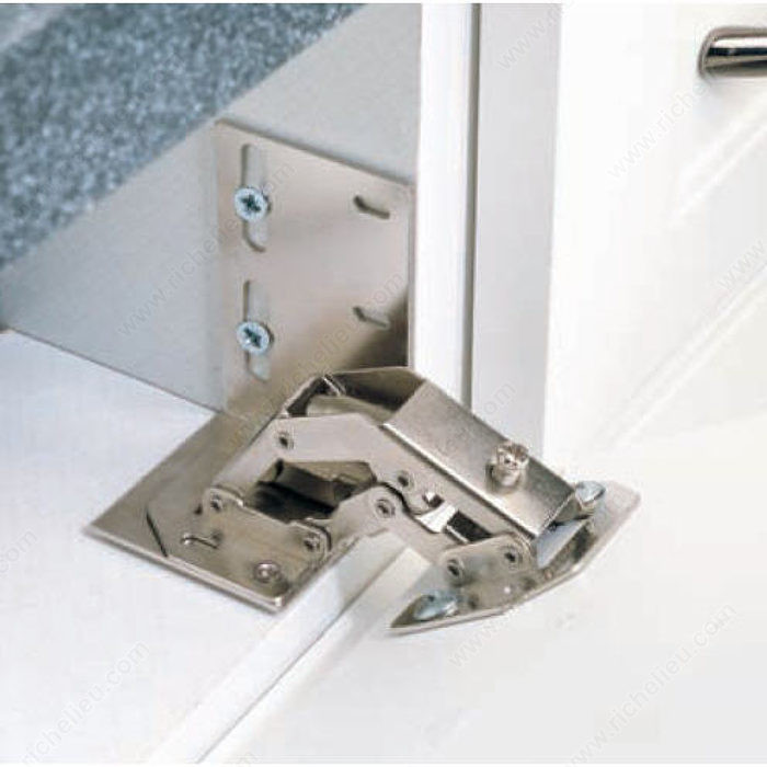 Tip-Out Tray Hinges, Width 1 7/8 in, Depth 2 7/16 in, Height 3 15/16 in