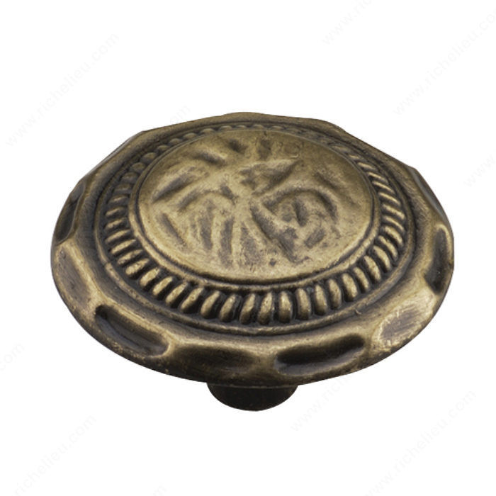 Traditional Metal Knob - 660A,PRO-PACK 3