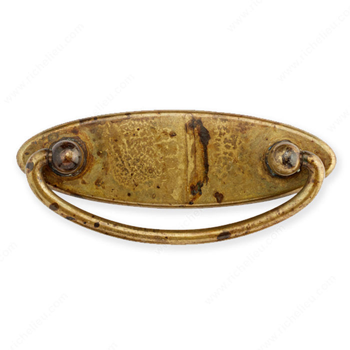 Traditional Metal Pull - 6655, Finish Oxidized Brass