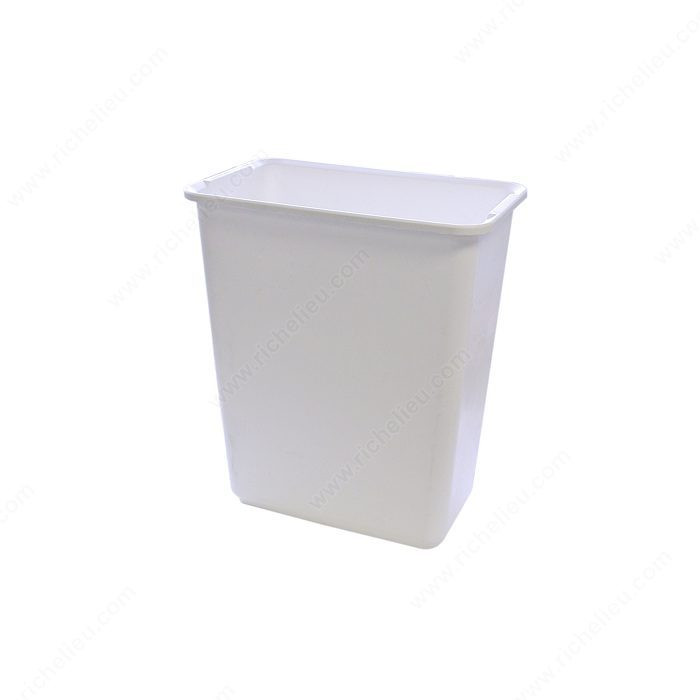 Bins for RAS Waste Bins, Total Capacity 30 qt, Width 9 3/8 in, Depth 15 3/8 in, Height 17 7/8 in
