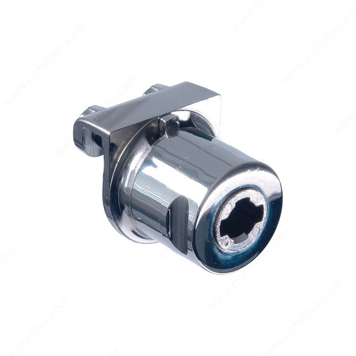 No-Drill Glass Door Lock, Lock Shape Cylinder