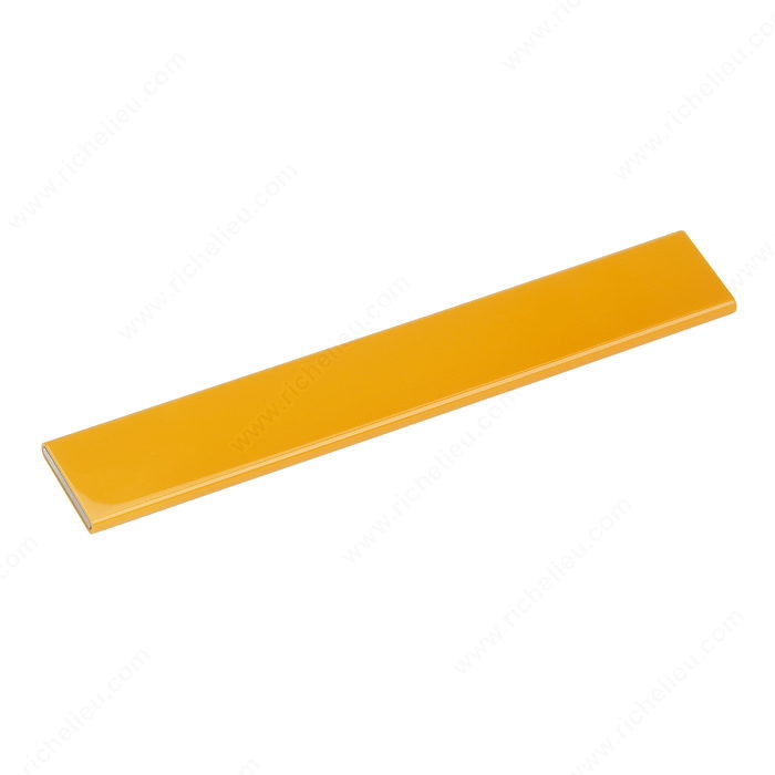 Contemporary Plastic Pull - 6891, Finish Orange / Chrome
