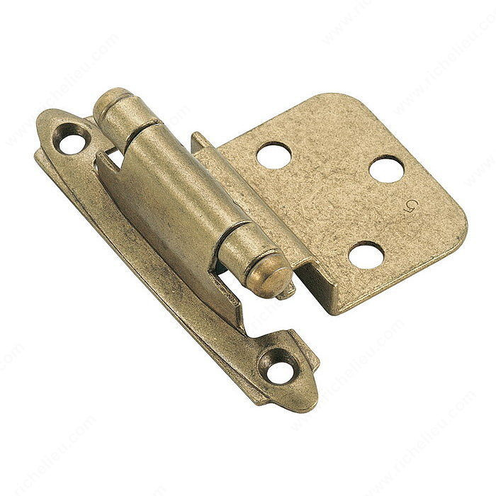 Hinge - 7128, Finish Burnished Brass PRO-PACK 2