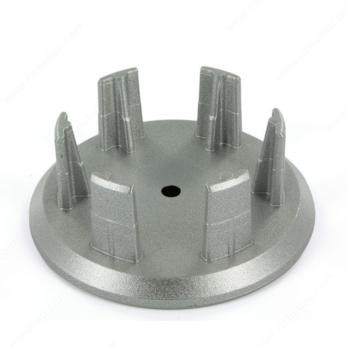 Foot Cap for 15784010, Height 3/16 in, Finish Grey PRO-PACK 5