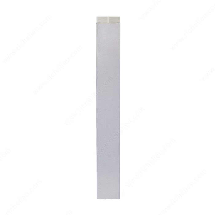 Connector, Height 120 mm, Finish Polished Aluminum PRO-PACK 5