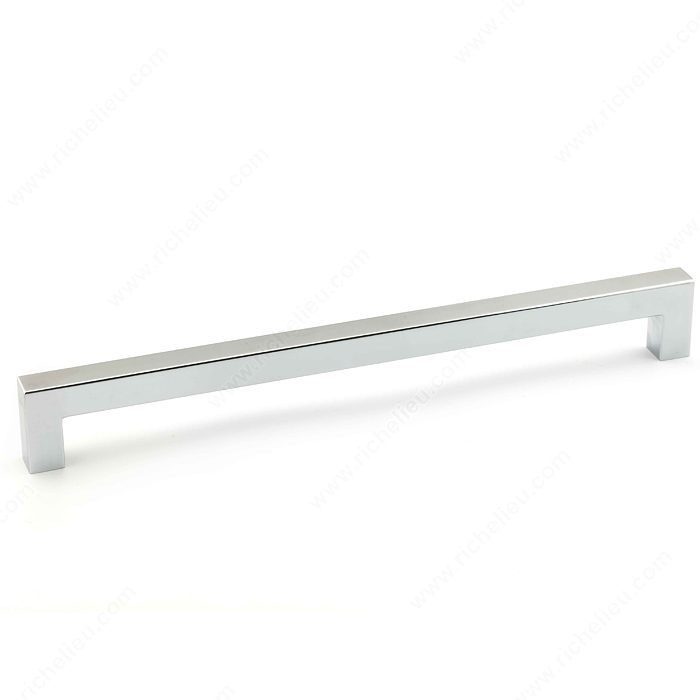 Contemporary Metal Pull - 7462, Finish Chrome