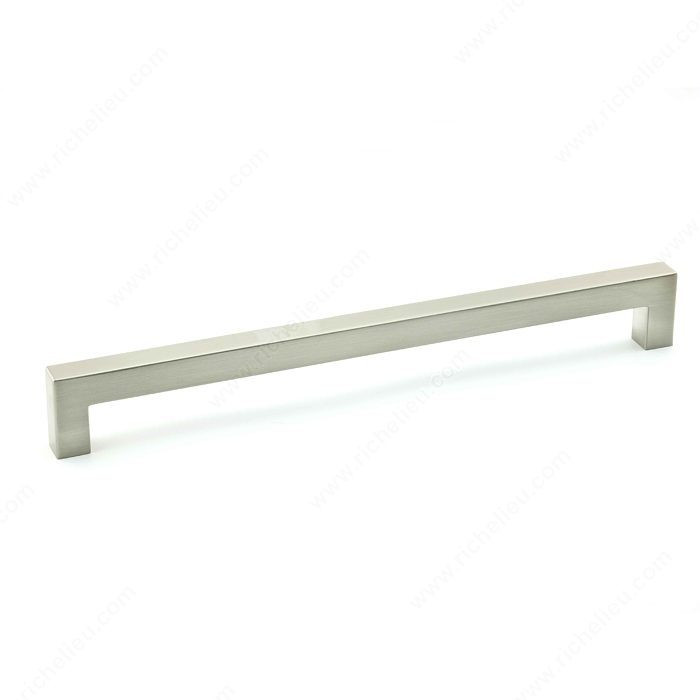 Contemporary Metal Pull - 7462, Finish Brushed Nickel