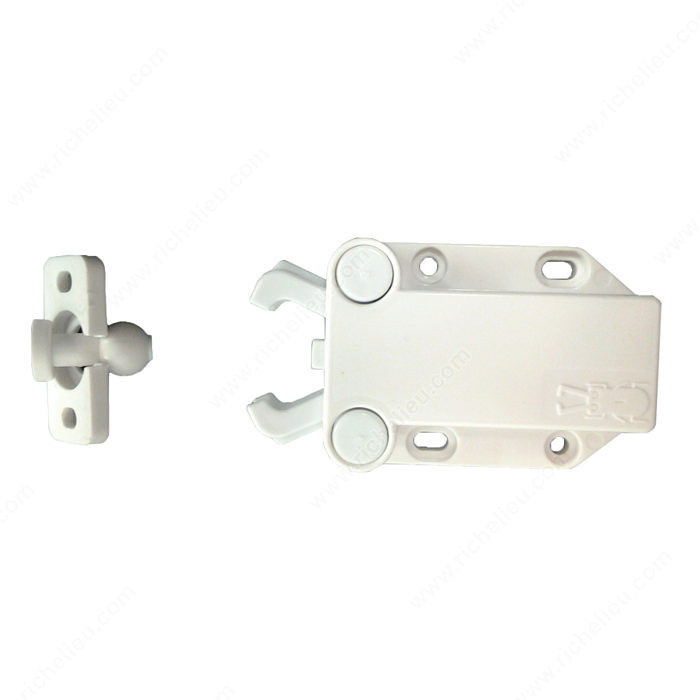 Non-Magnetic Touch Latch, Color/Finish White